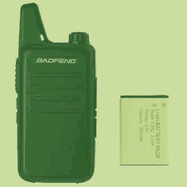 a dithered image of a baofeng vt-c2